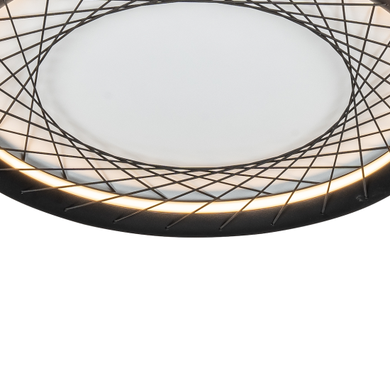 Milagro Nest fekete LED mennyezeti lámpa (MIL-ML0523) LED 1 izzós IP20