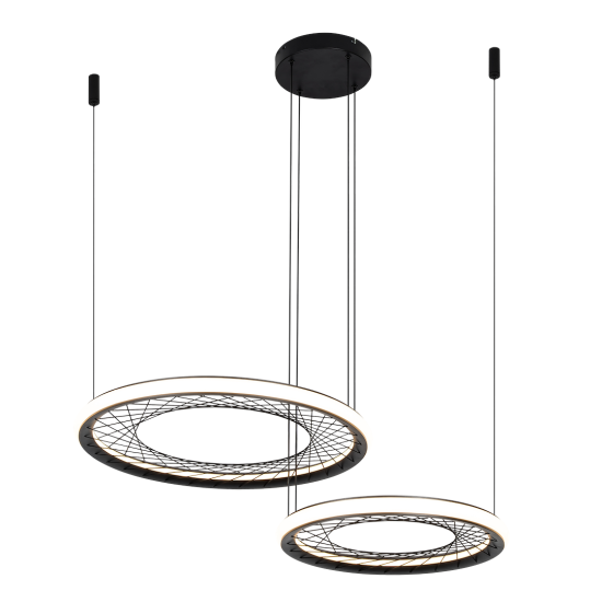 Milagro Nest fekete LED függesztett lámpa (MIL-ML0525) LED 1 izzós IP20