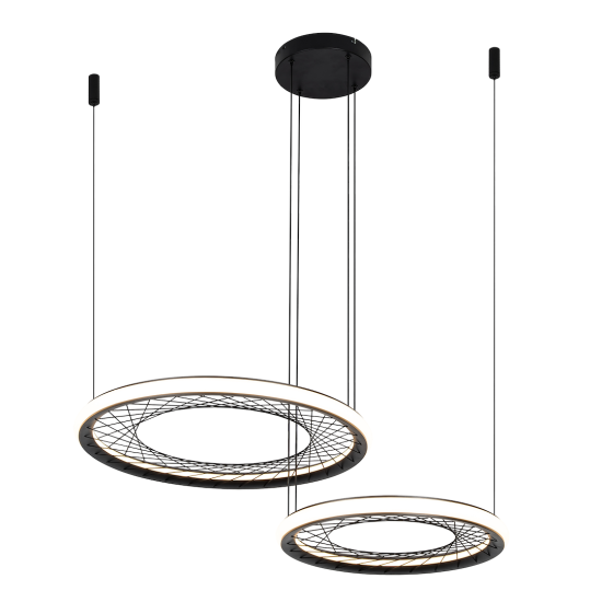 Milagro Nest fekete LED függesztett lámpa (MIL-ML0525) LED 1 izzós IP20