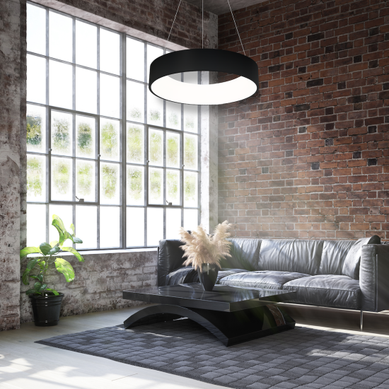 Milagro Ohio fekete LED függesztett lámpa (MIL-ML6358) LED 1 izzós IP20