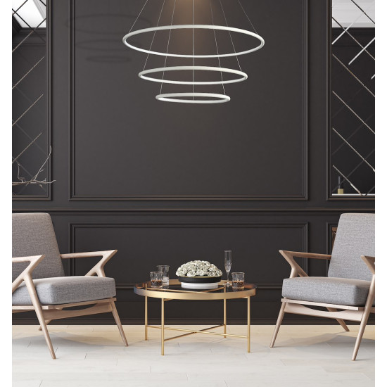 Milagro Orion fekete LED függesztett lámpa (MIL-ML503) LED 1 izzós IP20