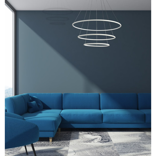 Milagro Orion fekete LED függesztett lámpa (MIL-ML503) LED 1 izzós IP20