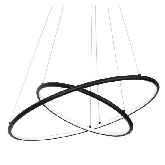 Milagro Orion fekete LED függesztett lámpa (MIL-ML508) LED 1 izzós IP20
