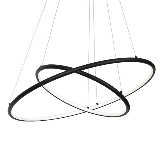 Milagro Orion fekete LED függesztett lámpa (MIL-ML508) LED 1 izzós IP20