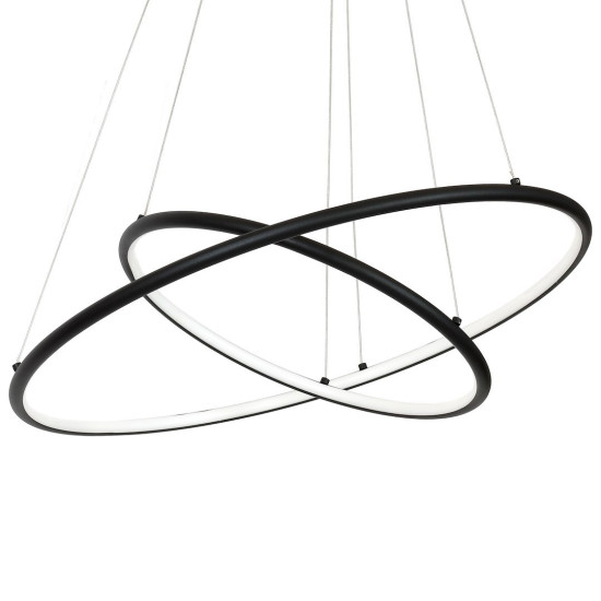 Milagro Orion fekete LED függesztett lámpa (MIL-ML508) LED 1 izzós IP20