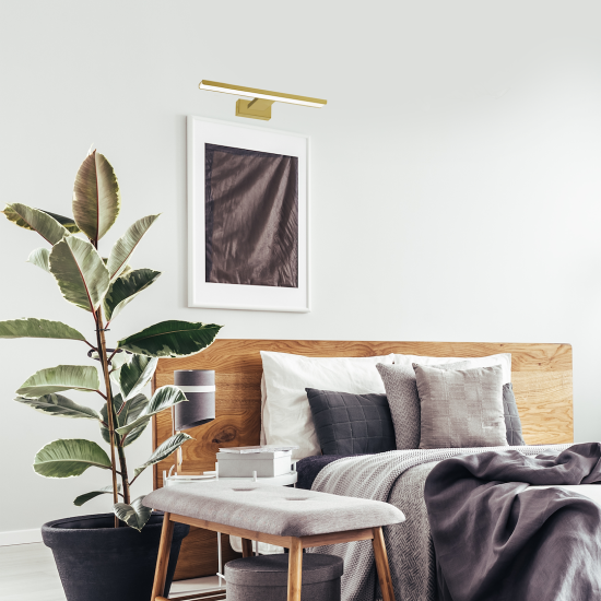 Milagro Pinto arany-fehér LED képvilágító (MIL-ML8250) LED 1 izzós IP20