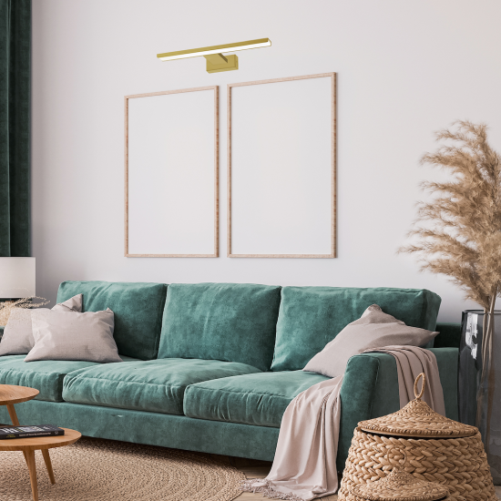Milagro Pinto arany-fehér LED képvilágító (MIL-ML8250) LED 1 izzós IP20