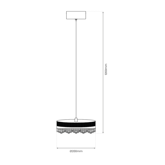 Milagro Preciosa arany LED függesztett lámpa (MIL-ML0998) LED 1 izzós IP20
