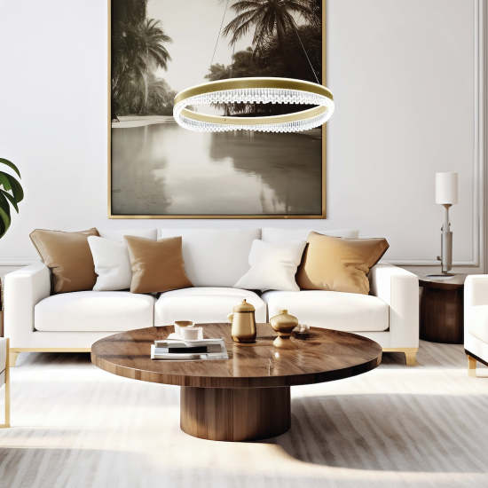 Milagro Preciosa arany LED függesztett lámpa (MIL-ML0999) LED 1 izzós IP20