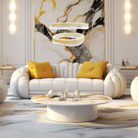 Milagro Preciosa arany LED függesztett lámpa (MIL-ML1000) LED 1 izzós IP20
