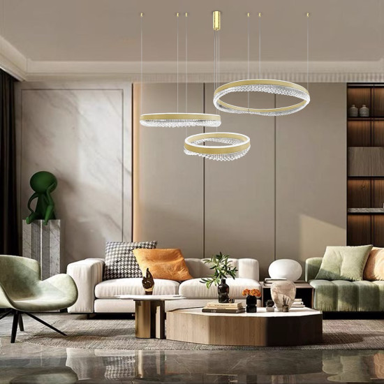 Milagro Preciosa arany LED függesztett lámpa (MIL-ML1001) LED 1 izzós IP20