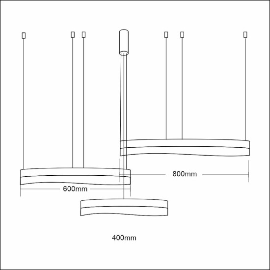 Milagro Preciosa arany LED függesztett lámpa (MIL-ML1001) LED 1 izzós IP20