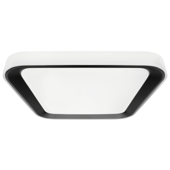 Milagro Quadro fehér-fekete távirányítós LED mennyezeti lámpa (MIL-ML7929) LED 1 izzós IP20