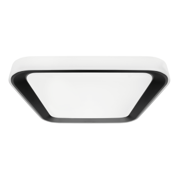 Milagro Quadro fehér-fekete távirányítós LED mennyezeti lámpa (MIL-ML7929) LED 1 izzós IP20
