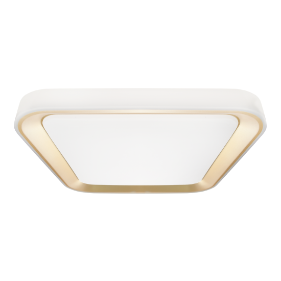 Milagro Quadro arany-fehér távirányítós LED mennyezeti lámpa (MIL-ML7930) LED 1 izzós IP20