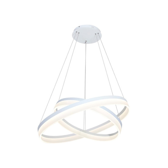 Milagro Ring fehér távirányítós LED függesztett lámpa (MIL-ML065) LED 1 izzós IP20