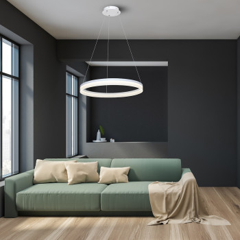 Milagro Ring fehér LED függesztett lámpa (MIL-ML066) LED 1 izzós IP20