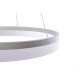Milagro Ring fehér LED függesztett lámpa (MIL-ML066) LED 1 izzós IP20