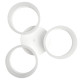 Milagro Ring fehér LED mennyezeti lámpa (MIL-ML166) LED 1 izzós IP20