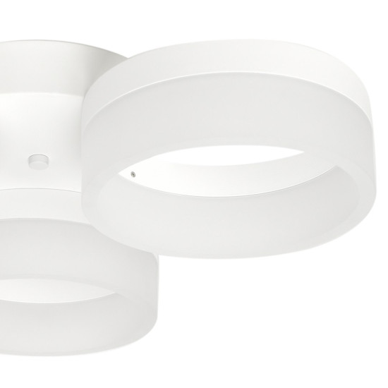 Milagro Ring fehér LED mennyezeti lámpa (MIL-ML166) LED 1 izzós IP20