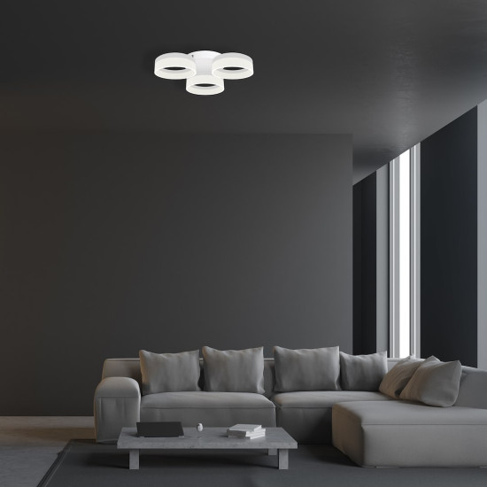 Milagro Ring fehér LED mennyezeti lámpa (MIL-ML166) LED 1 izzós IP20