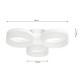 Milagro Ring fehér LED mennyezeti lámpa (MIL-ML166) LED 1 izzós IP20