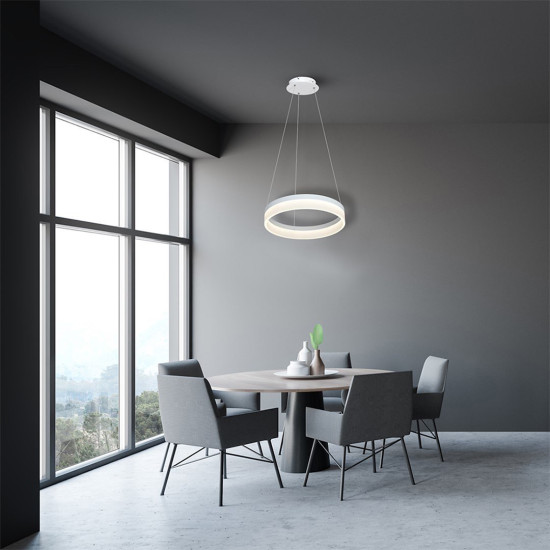 Milagro Ring fehér LED függesztett lámpa (MIL-ML405) LED 1 izzós IP20