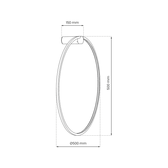 Milagro Saturno arany vízvédett LED fali lámpa  (MIL-ML8851) LED 1 izzós IP44