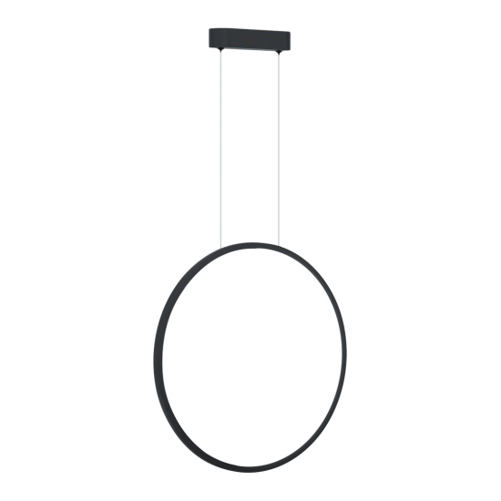 Milagro Saturno fekete vízvédett LED függesztett lámpa (MIL-ML8854) LED 1 izzós IP44