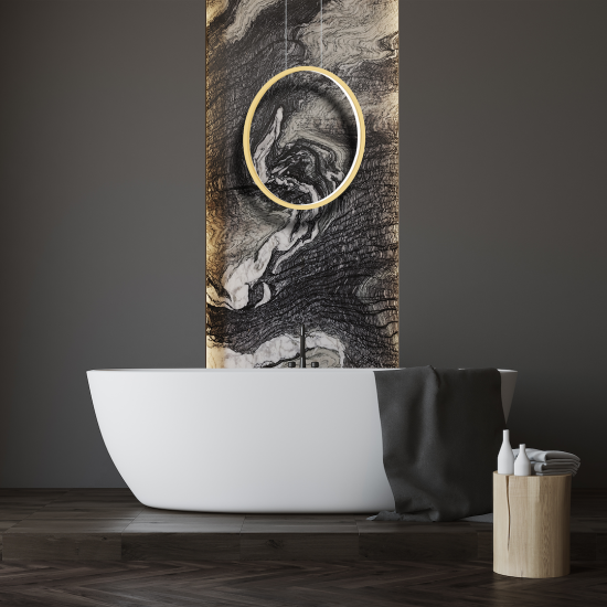 Milagro Saturno arany vízvédett LED függesztett lámpa (MIL-ML8855) LED 1 izzós IP44