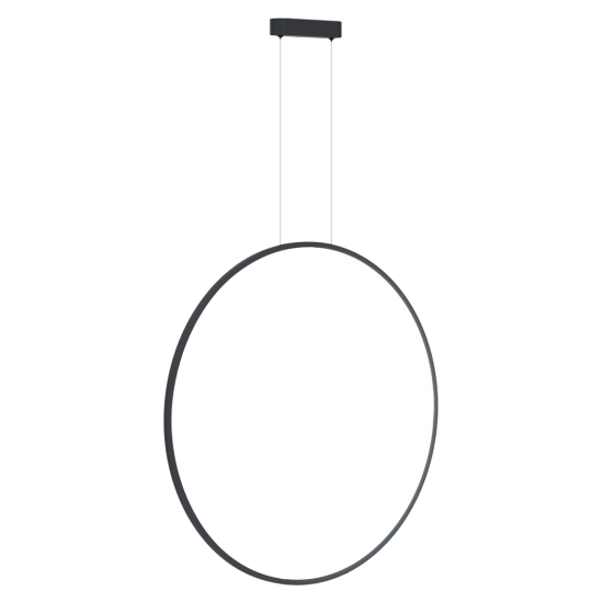 Milagro Saturno fekete vízvédett LED függesztett lámpa (MIL-ML8856) LED 1 izzós IP44