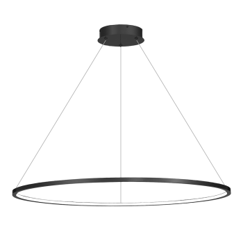 Milagro Saturno fekete vízvédett LED függesztett lámpa (MIL-ML8862) LED 1 izzós IP44