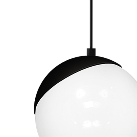 Milagro Sfera fekete-fehér függesztett lámpa (MIL-MLP5739) E14 1 izzós IP20
