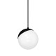 Milagro Sfera fekete-fehér függesztett lámpa (MIL-MLP7237) E14 3 izzós IP20