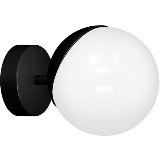 Milagro Sfera fekete-fehér fali lámpa (MIL-MLP8854) E14 1 izzós IP20