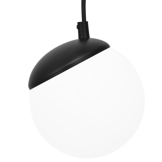 Milagro Sfera fekete-fehér függesztett lámpa (MIL-MLP8868) E14 3 izzós IP20