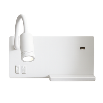 Milagro Shelf fehér LED fali lámpa  (MIL-ML6343) LED 1 izzós IP20