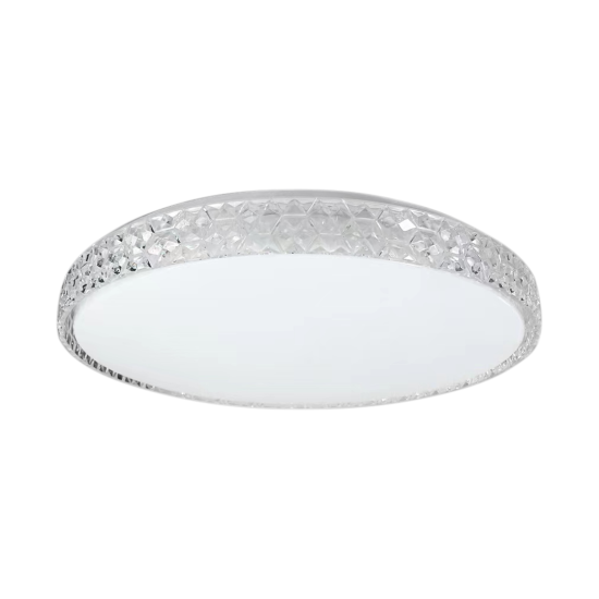 Milagro Shiny fehér-átlátszó LED mennyezeti lámpa (MIL-ML8499) LED 1 izzós IP20