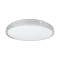 Milagro Shiny fehér-átlátszó LED mennyezeti lámpa (MIL-ML8499) LED 1 izzós IP20
