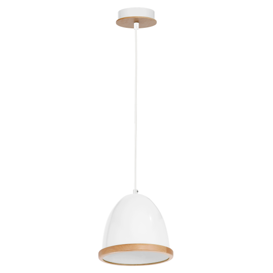 Milagro Studio fehér-barna függesztett lámpa (MIL-MLP8850) E27 1 izzós IP20