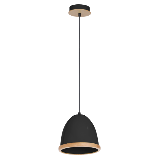 Milagro Studio fekete-barna függesztett lámpa (MIL-MLP8853) E27 1 izzós IP20