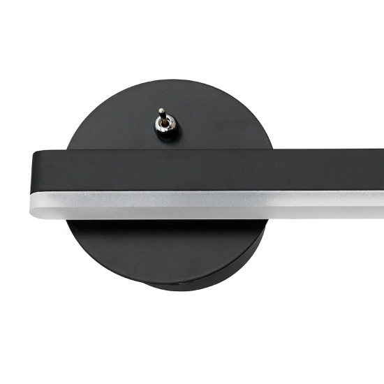 Milagro Sydney fekete LED fali lámpa  (MIL-ML6348) LED 1 izzós IP20