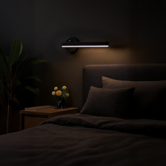 Milagro Sydney fekete LED fali lámpa  (MIL-ML6348) LED 1 izzós IP20