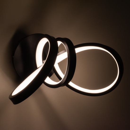 Milagro Tesoro fekete LED fali lámpa  (MIL-ML1052) LED 1 izzós IP20