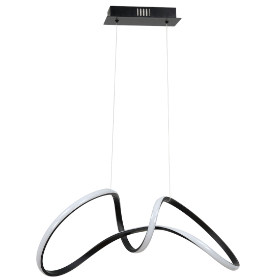 Milagro Tesoro fekete LED függesztett lámpa (MIL-ML7951) LED 1 izzós IP20