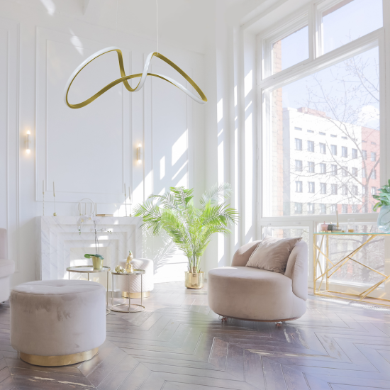 Milagro Tesoro arany LED függesztett lámpa (MIL-ML7953) LED 1 izzós IP20