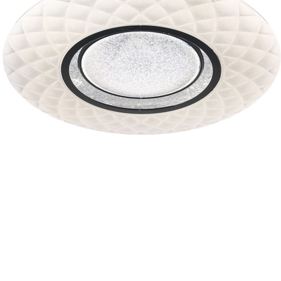 Milagro Tokyo fehér-króm távirányítós LED mennyezeti lámpa (MIL-ML6196) LED 1 izzós IP20