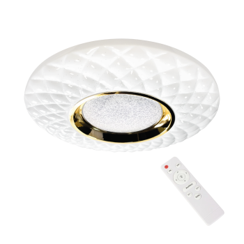 Milagro Tokyo arany-fehér távirányítós LED mennyezeti lámpa (MIL-ML7908) LED 1 izzós IP20
