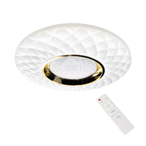 Milagro Tokyo arany-fehér távirányítós LED mennyezeti lámpa (MIL-ML7908) LED 1 izzós IP20