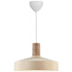 Nordlux Elvas bézs-fehér függesztett lámpa (NOR-2512013009) E27 1 izzós IP20